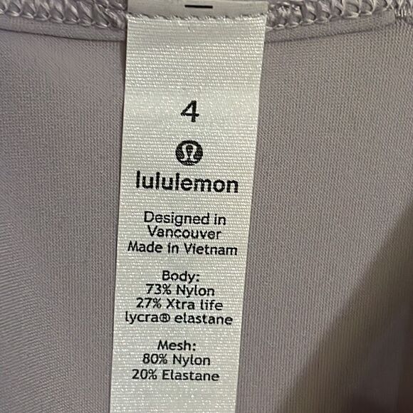 Lululemon Gray High Neck Tank Top - Picture 5 of 6
